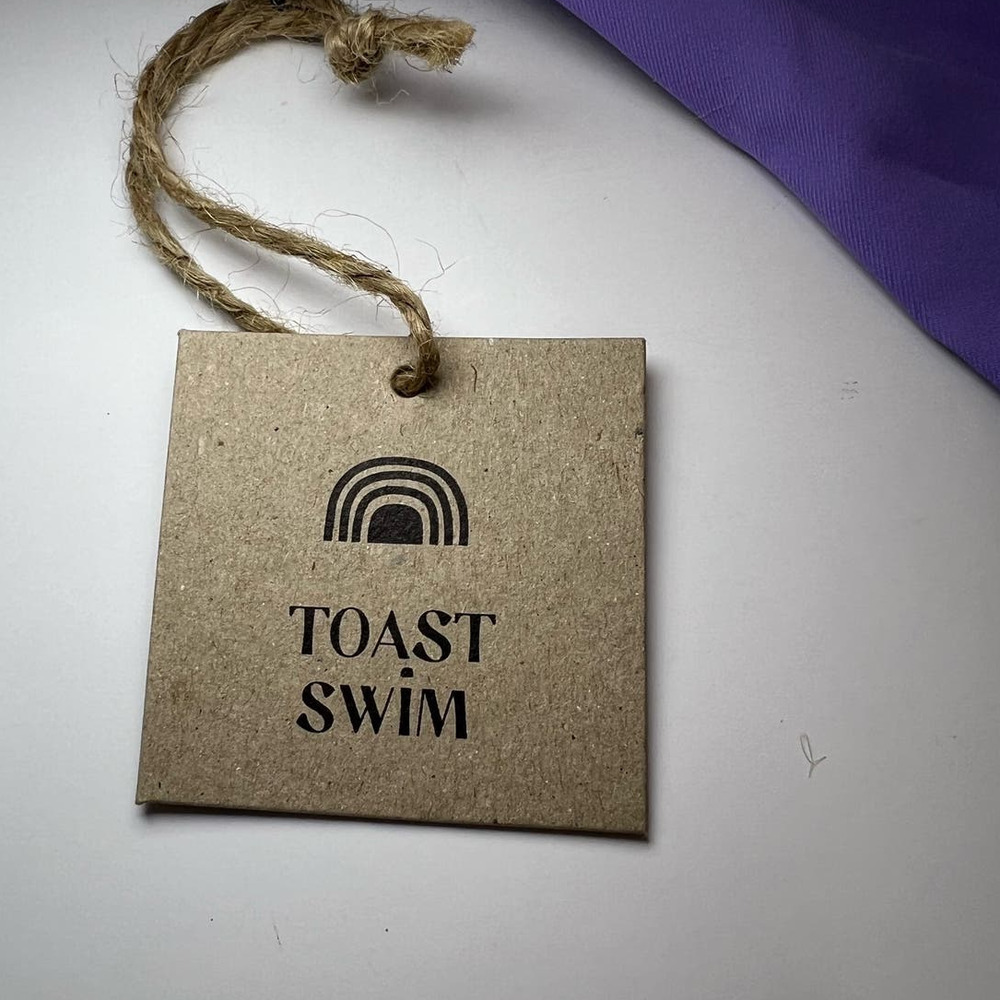 NWT Toast Swim Signature High Waisted Bikini Bottom, Violet Tulip, size XS - Picture 9 of 16